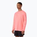 Longsleeve de alergare pentru bărbați Asics Fujitrail Logo Ls Top Sun Coral 4