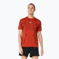Tricou de alergare pentru bărbați ASICS Road Seamless Top singed red