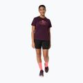 Tricou de alergare pentru femei Asics Fujitrail Logo Ss Top Dark Aubergine 2