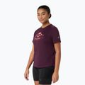 Tricou de alergare pentru femei Asics Fujitrail Logo Ss Top Dark Aubergine 4