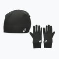 Căciulă + mănuși ASICS Winter Pack performance black