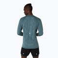 Longsleeve pentru alergare bărbați ASICS Road Seamless teal cețos 3