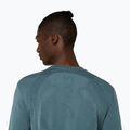 Longsleeve pentru alergare bărbați ASICS Road Seamless teal cețos 6