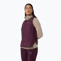 Vestă de alergare pentru femei Asics Nagino Run Padded Gilet dark aubergine