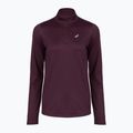 Longsleeve de alergare pentru femei ASICS Core 1/2 Zip Winter Top dark aubergine