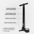 Pompă de bicicletă Lezyne Macro HV Floor Drive DV 100psi flat black 5