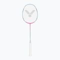Rachetă de badminton VICTOR DriveX 6SP QM fluorescent rose-red/light blue