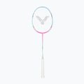 Rachetă de badminton VICTOR DriveX 6SP QM fluorescent rose-red/light blue