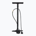 Pompă de bicicletă LEZYNE MACRO FLOOR DV DUAL VALVE HEAD presta schrader 220psi negru LZN-1-FP-MAFL-V204