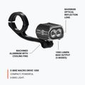 Lezyne E-Bike Macro Drive 1000 lumină frontală pentru biciclete negru 5