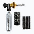 Kit de reparații pentru anvelope tubeless Lezyne Tubeless Co2 Blaster negru/auriu 2