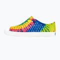 Pantofi de sport pentru copii Native Jefferson Print Shell white/shell white/neon multi tie dye 10