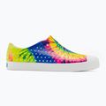 Pantofi de sport pentru copii Native Jefferson Print Shell white/shell white/neon multi tie dye 2