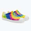 Pantofi de sport pentru copii Native Jefferson Print Shell white/shell white/neon multi tie dye 4