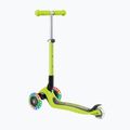 Trotinetă cu 3 roți pentru copii Globber Junior Foldable Lights lime green 2