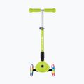 Trotinetă cu 3 roți pentru copii Globber Junior Foldable Lights lime green 3