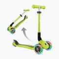 Trotinetă cu 3 roți pentru copii Globber Junior Foldable Lights lime green 5