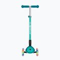 Trotinetă cu 3 roți pentru copii Globber Primo Foldable Plus Lights dark emerald green 4