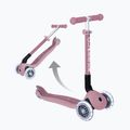 Trotinetă cu 3 roți pentru copii Globber Junior Foldable Lights Eco berry 5