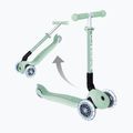 Trotinetă cu 3 roți pentru copii Globber Junior Foldable Lights Eco pistachio 5