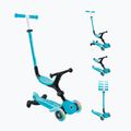 Trotinetă cu trei roți pentru copii Globber Go.Up Active Lights 360 aqua