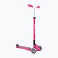 Trotinetă cu trei roți pentru copii Globber Master Lights fuchsia