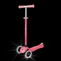 Trotinetă cu trei roți pentru copii Globber Primo Plus Glow Lights coral pink 9