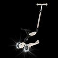 Trotinetă cu trei roți pentru copii Globber Go.Up Active Ecologic Lights coconut 17