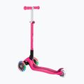 Trotinetă cu trei roți pentru copii Globber Primo Foldable Lights fuchsia 3
