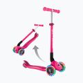 Trotinetă cu trei roți pentru copii Globber Primo Foldable Lights fuchsia 12