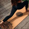 Yoga Design Lab Cork Cork maro yoga mat CorM-3.5-Mandala negru 9