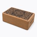 Cărămidă de yoga Yoga Design Lab Cork Yoga BL-Cork-Mandala, negru