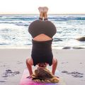 Saltea de yoga YogaDesignLab Combo Yoga, roz, CM-3.5-Tribeca Sand 7