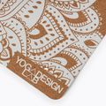 Yoga Design Lab Cork Cork maro yoga mat CorM-3.5-Mandala White 3