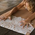 Yoga Design Lab Cork Cork maro yoga mat CorM-3.5-Mandala White 7