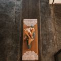 Yoga Design Lab Cork Cork maro yoga mat CorM-3.5-Mandala White 8
