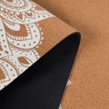 Yoga Design Lab Cork Cork maro yoga mat CorM-5.5-Mandala White 4