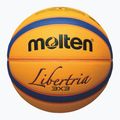 Molten baschet B33T5000 FIBA 3x3 galben/albastru mărimea 3 2