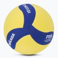 Minge de volei Mikasa VS123W SL yellow/blue mărimea 5 2