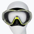 Mască de înot TUSA Tri-Quest Fd Mask, galben, M-3001