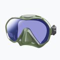 Mască de scufundări Tusa Zeense Pro verde-albastru M1010S 6