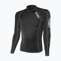 Bluză cu mânecă lungă pentru înot bărbați TUSA Black rashguard