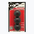 Mingi pentru squash Dunlop Progress red dot 3 buc.