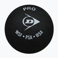 Mingi de squash Dunlop Pro 2 yellow dots 3 buc. black 3
