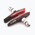 Plăcuțe de frână Clarks MTB negru/roșu CLA-CPS958