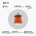 Lampă turistică Vango Midge 100 orange 8
