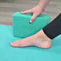 Cub pentru yoga Myga Foam Block turquoise 5