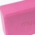 Cub pentru yoga Myga Foam Block pink 2