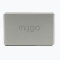 Cub pentru yoga Myga Foam Block do jogi grey