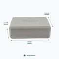 Cub pentru yoga Myga Foam Block do jogi grey 3